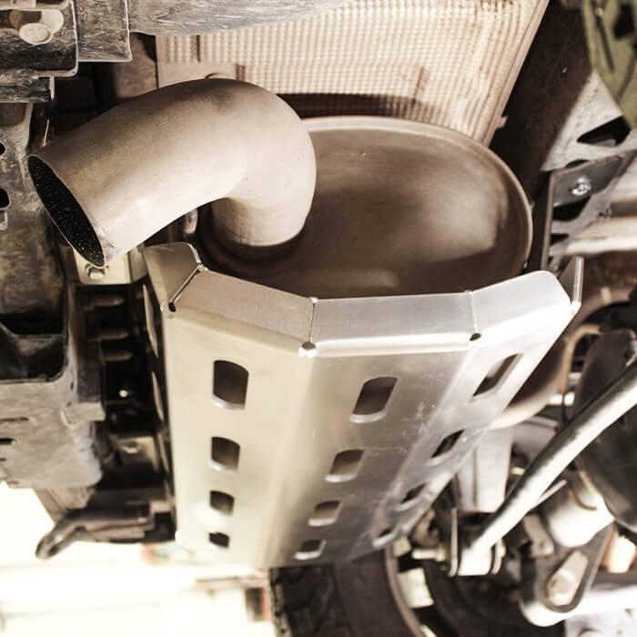 Ford Bronco Exhaust Bash Plate