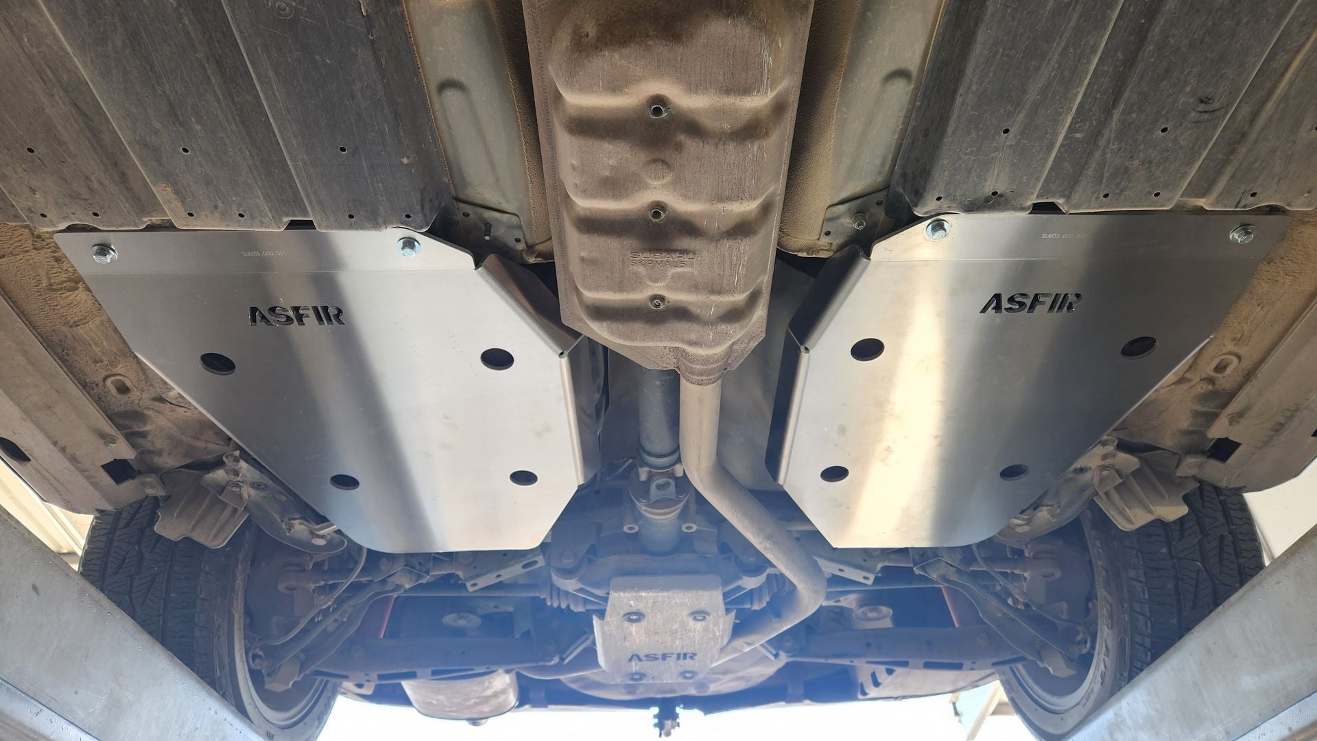 Subaru Crosstrek (XV) / Forester Fuel Tank Bash Plate (2 Pcs)