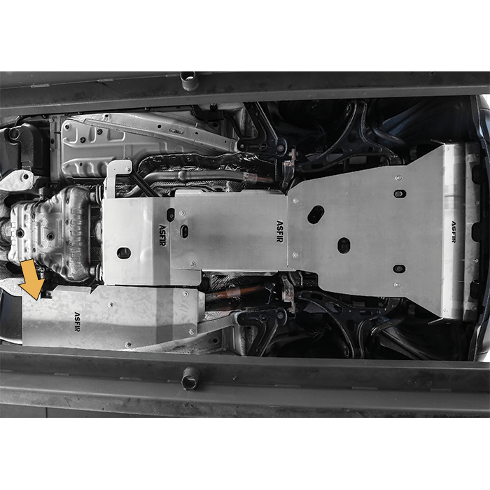 Jeep Grand Cherokee WK2 Fuel Pipeline Protector Bash Plate